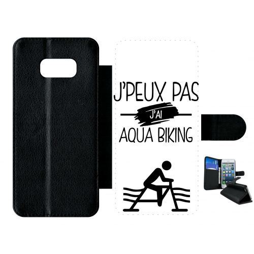 Etui à rabat samsung galaxy s8+ plus j peux pas j ai aqua biking 1