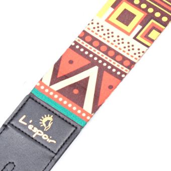 Sangle Guitare électrique Cuir Sangle Guitare Réglable - Polyester