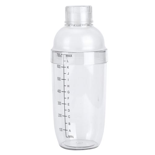 Verre à cocktail avec échelle en plastique 700ml