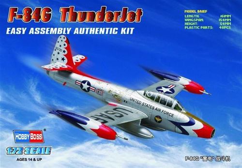 American F-84g 'thunderjet' - 1:72e - Hobby Boss