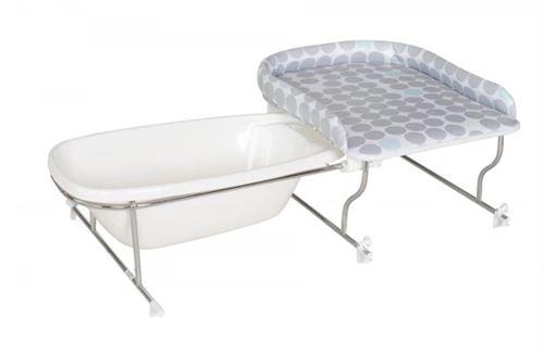 Geuther Combiné de Bain Varix Coloris PVC Etoile + Support de Baignoire Coulissant