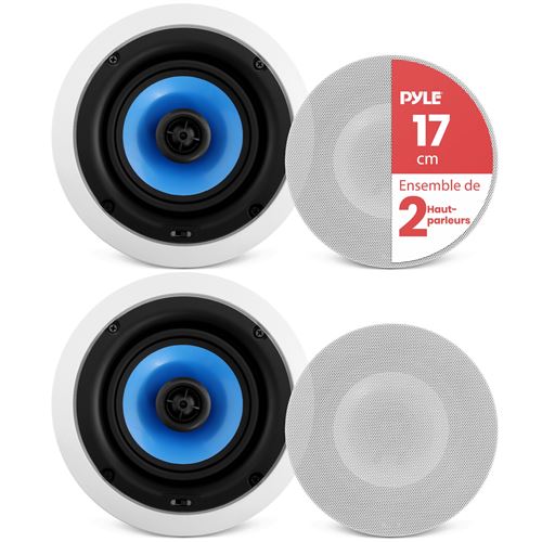 PyleHome PIC6E - Haut-parleurs - 125 Watt (Totale) - 2 voies