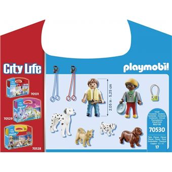 Playmobil La maison traditionnelle 70530 Valisette Enfants et chiens