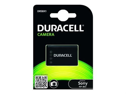 Duracell DRSBX1 - Batterie - Li-Ion - 950 mAh - pour Sony RX100; Cyber-shot DSC-HX350, HX95, HX99, RX100; Handycam HDR-CX470