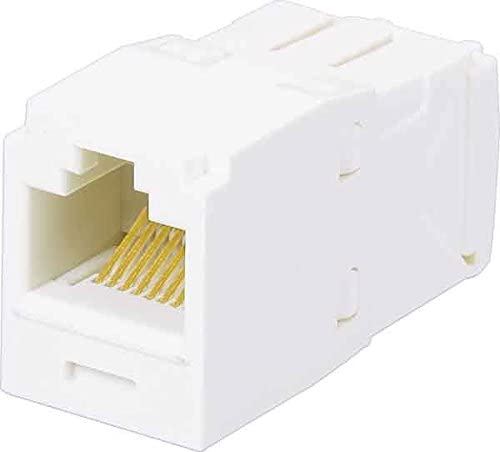 Panduit UTP RJ45 TG-minijack Arctic White RJ45 CAT6 a White Cable Interface/Gender Adapter – Cable Interface/Gender Adapters (RJ45, White)
