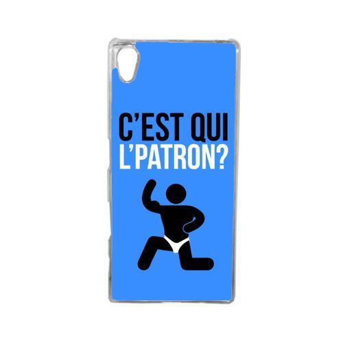 Coque c est qui l patron 12 compatible sony xperia z5 transparent
