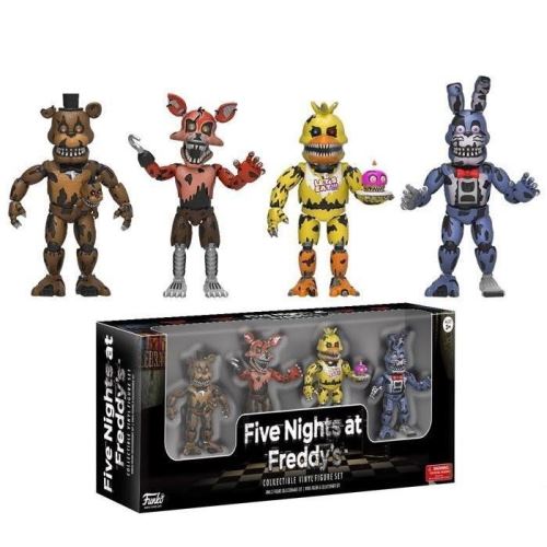 Figurine funko action figure articulée five nights at freddys pack de 4 figurines en pvc pop 13722