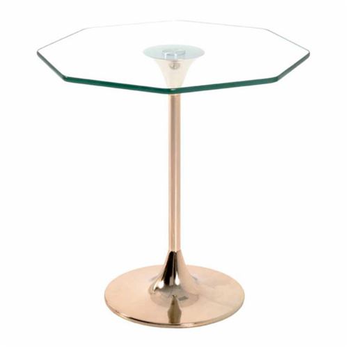Non Communiqué Or Table D'appoint Design En Verre Lya 47Cm