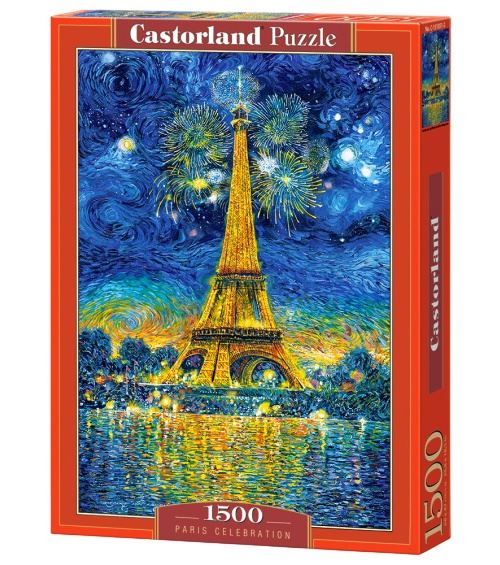 Castorland puzzle Paris Célébration bleu 1500 pièces