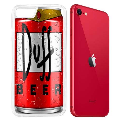 Coque pour iPhone SE 2020 - Canette Duff Beer