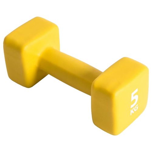 Pure2Improve Haltère 5 kg Néoprène Jaune