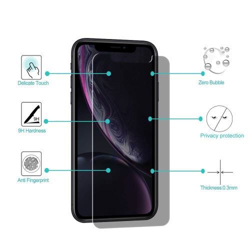 Vitre protection écran pour iPhone XR avec bords noirs en verre trempé -  Amahousse - Protection d'écran pour smartphone - Achat & prix