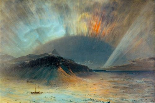 Frederic Church Poster Reproduction - Aurora Borealis, 1865 (80x120 cm)