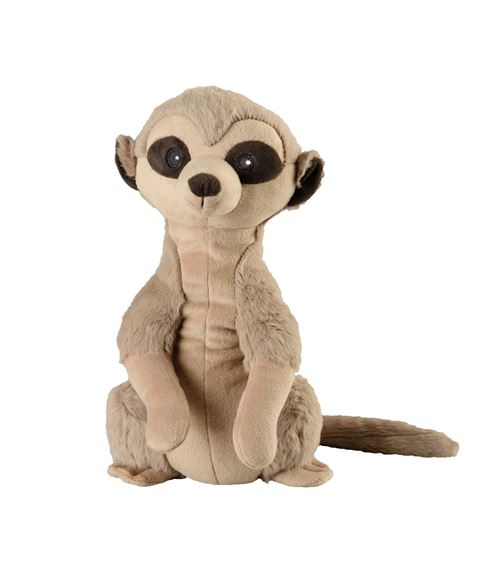 Warmies suricate câline chaude 30 cm de suricate en peluche marron