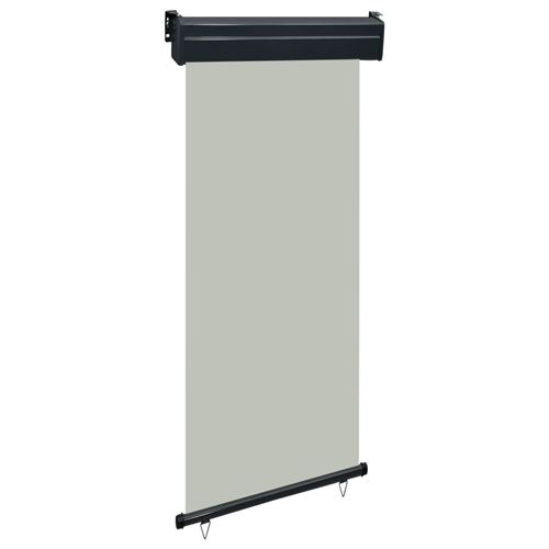 vidaXL Auvent latéral de balcon 80x250 cm Gris