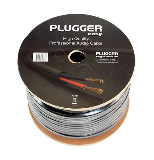 Plugger Câble HP 2 x 2.5 mm²/100 m Noir