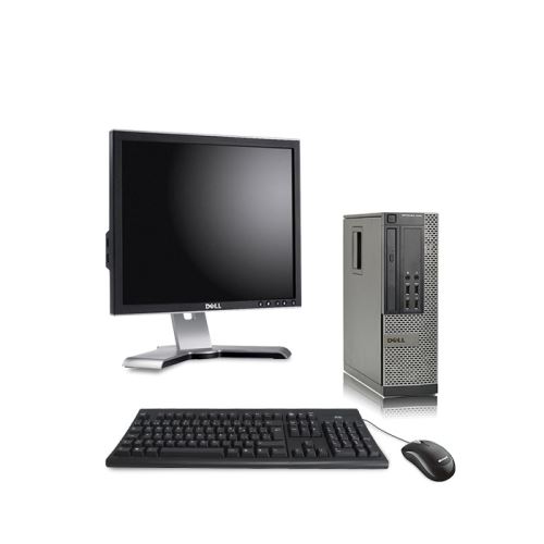 Pc Dell Optiplex 7010 SFF + Ecran 22'' - Noir - Intel Core i5-3470 / 3.20 GHz - RAM 8 Go - HDD 500 Go - DVD - Gigabit Ethernet - Ubuntu - Linux