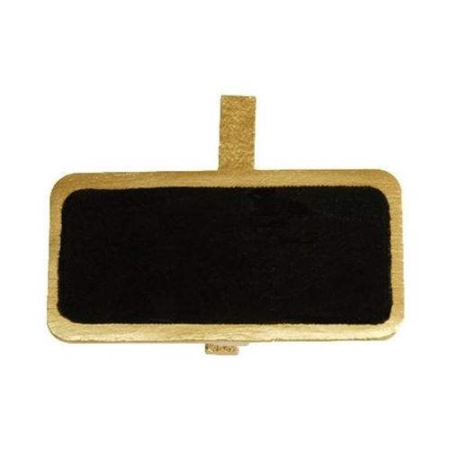 12 ardoises sur pince or 4 x 2 cm