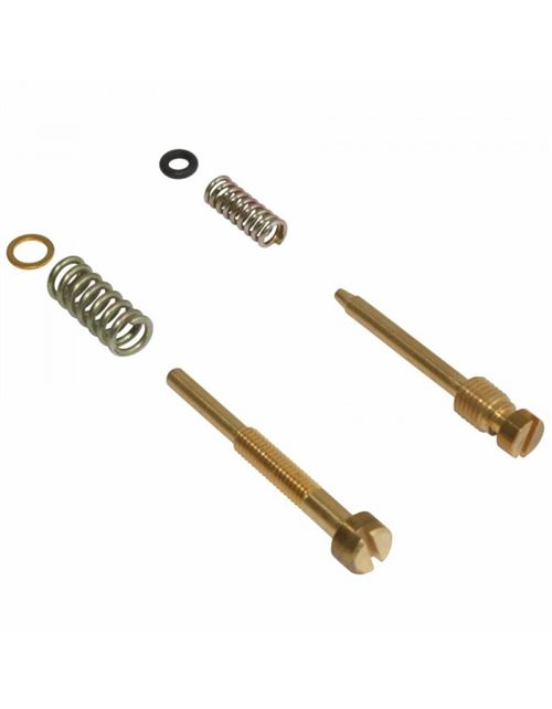 Vis de ralenti + vis de richesse de carbu pwk 21mm (vendu avec les 2 ressorts)