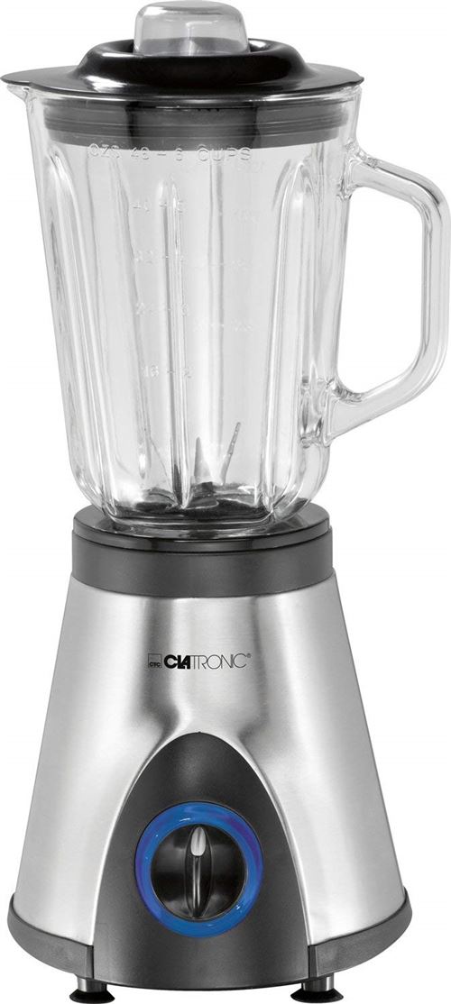 Clatronic UM 3284 Blender Bol Mixeur 4 Vitesses Acier Inox 550 W