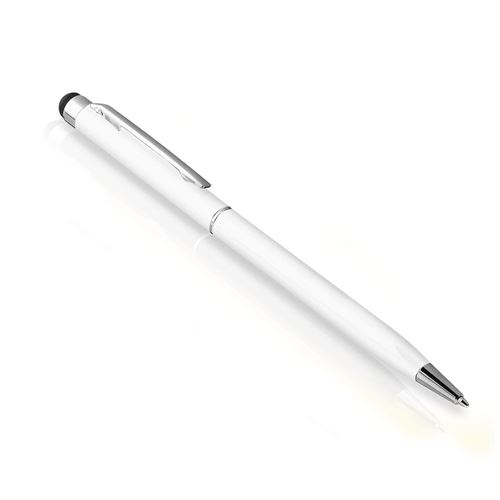 Avizar Blanc Stylet Écran Tactile Universel Embout Silicone Stylo A Bille Clip Intégré - Image 3