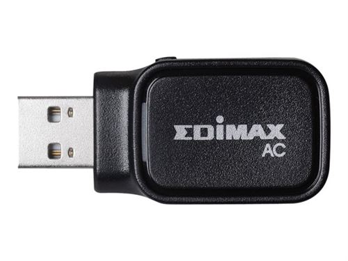 Edimax EW-7611UCB WLAN/Bluetooth Carte Réseau - Cartes Réseau (sans Fil, USB, WLAN/Bluetooth, IEEE 802.11ac, Noir)