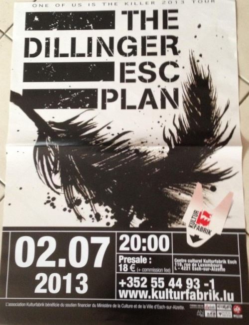 The Dillinger Escape Plan - 60x80 cm - AFFICHE / POSTER