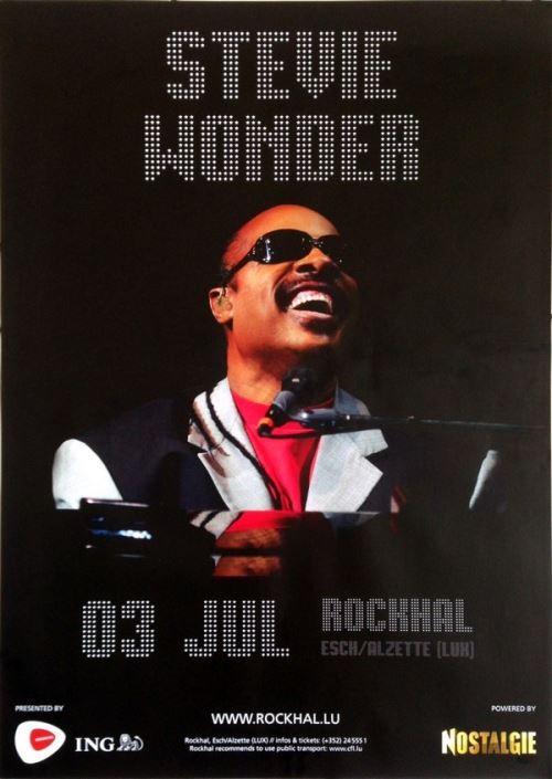 Stevie Wonder - 60x80 cm - AFFICHE / POSTER