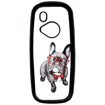 À Français Nokia 2017 Lunettes 3310 Bulldog Coque Modèle 6yfgYb7