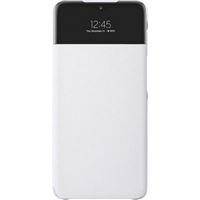 Samsung S View Wallet Cover EF-EA326 - Protection à rabat pour téléphone portable - blanc - pour Galaxy A32 5G