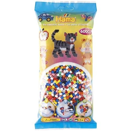Perles de fer Hama 6000 pièces