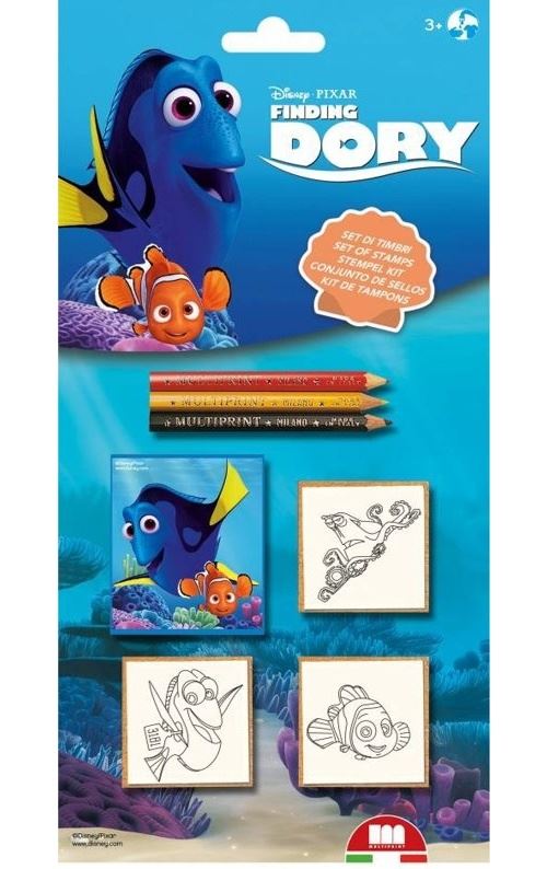Multiprint ensemble de couleurs Finding Dory bleu 7 pièces