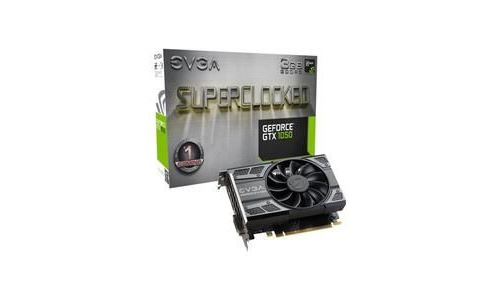 EVGA GeForce GTX 1050 SC Gaming Carte graphique NVIDIA GeForce GTX 1050 3 Go GDDR5 PCIe 3.0 x16 DVI, HDMI, DisplayPort