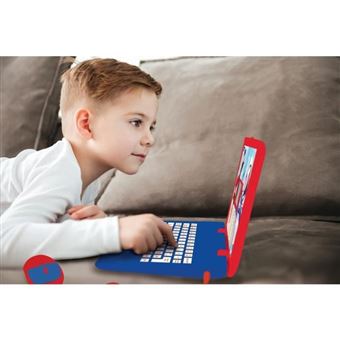 Ordinateur éducatif Lexibook Spider-Man bilingue avec 124 activités