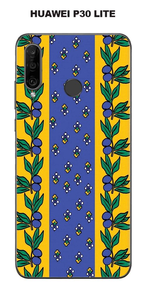 Coque Tissus Provençal-2 pour Huawei P30 Lite