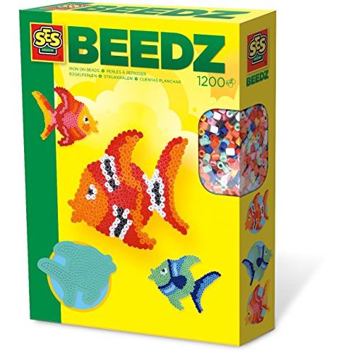 SES Creative Iron On Beads Fish Set