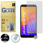 Protection écran Verre Trempé 9H Pour Huawei Y5 2019 - Film Ultra-résistant, Transparent, Neuf Sous Blister
