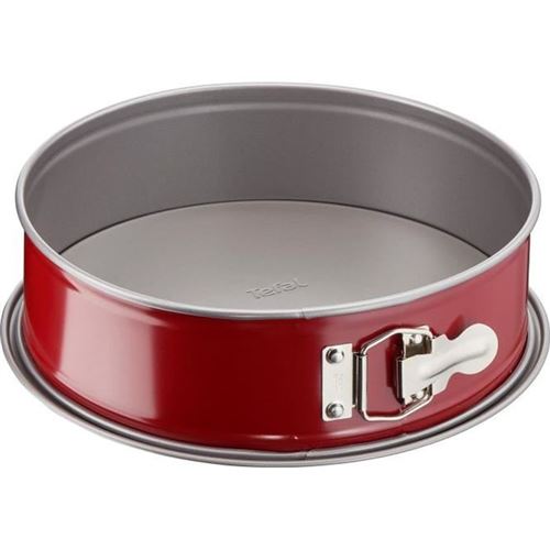 Tefal Moule A Charniere Delibake En Acier - Ã˜ 27 Cm - Rouge et Gris
