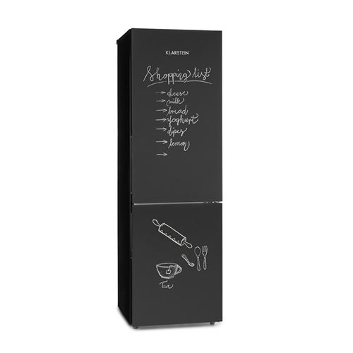 Réfrigérateur Congélateur combiné - Klarstein Miro XL bas : 251 Litres (177L + 74L) - Noir