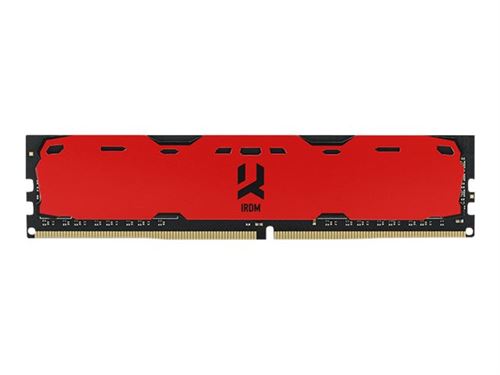 GOODRAM Iridium - DDR4 - module - 8 Go - DIMM 288 broches - 2400 MHz / PC4-19200 - CL15 - 1.2 V - mémoire sans tampon - non ECC - rouge