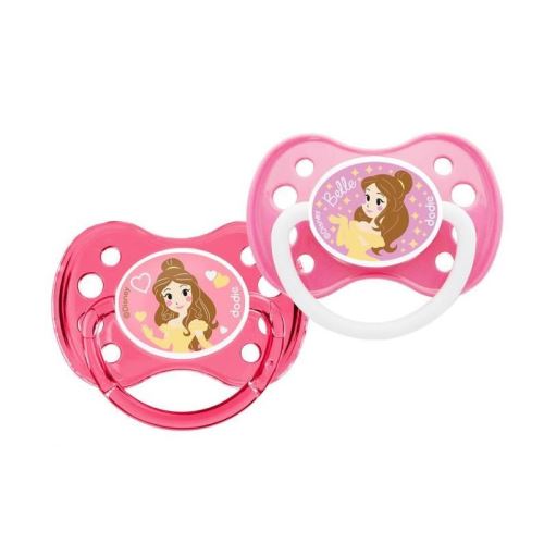 DODIE 2 Sucettes Anatomiques Disney Belle 6 m+