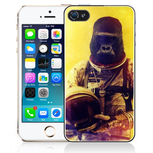 Coque pour iPhone 4/4S animal astronaute singe