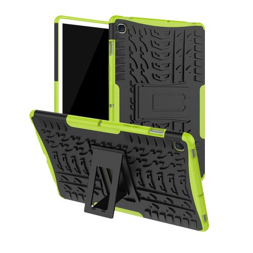 WISETONY® Étui antichoc avec grain de pneu pour Samsung Galaxy Tab S5E T720/T725 10.5 - Vert