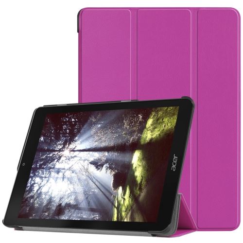 Acer Chromebook Tab 10 Housse Etui Cuir Pu Horizontal Violet Als89406
