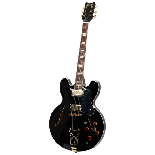 Fazley FES318BK Black guitare semi-hollow body