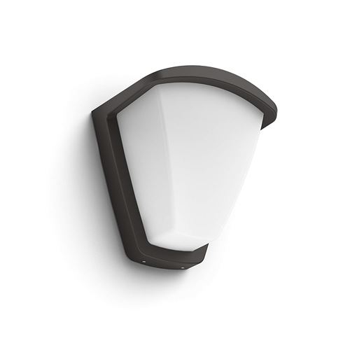 Philips Blanc Mygarden Applique Murale 1738393Pn – Éclairage Extérieur (Applique Murale, Anthracite, Aluminium, Contemporaine, 1 Ampoule (S), E27)