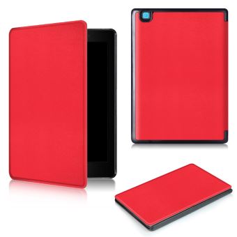 18€50 sur WISETONY® Etui Kobo Sleep Cover pour Kobo aura H2O Edition 2 -  Rouge - Housse Tablette - Achat & prix