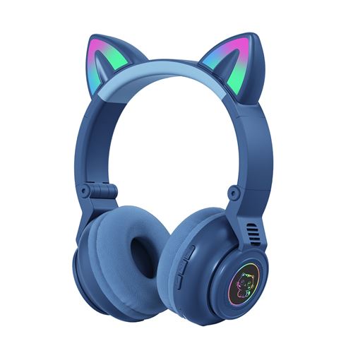 Generique Bleu Casque Sans Fil Gm26 Stéréo Portable - Image 2