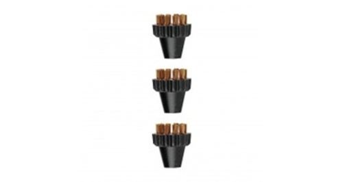 Accessoires nettoyeur vapeur et vitre POLTI KIT 3 PETITES BROSSES POILS LAITON