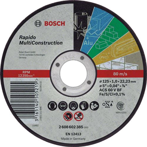 Bosch Rapido 125 X 1 Mm